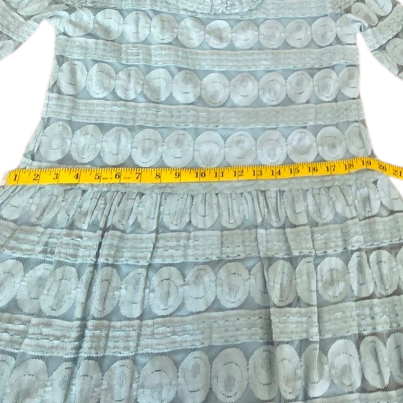 Sundance Willow Spa Lace Long Sleeve Modest Round Neck Maxi Dress Size P XL - Picture 4 of 14